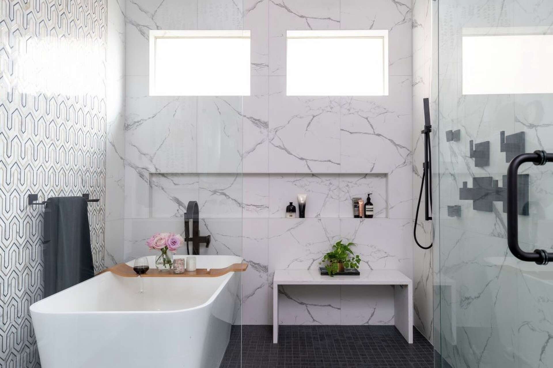 Modern Shower Reno Considering a bathroom reno? Take inspiration from these gorgeous ...
