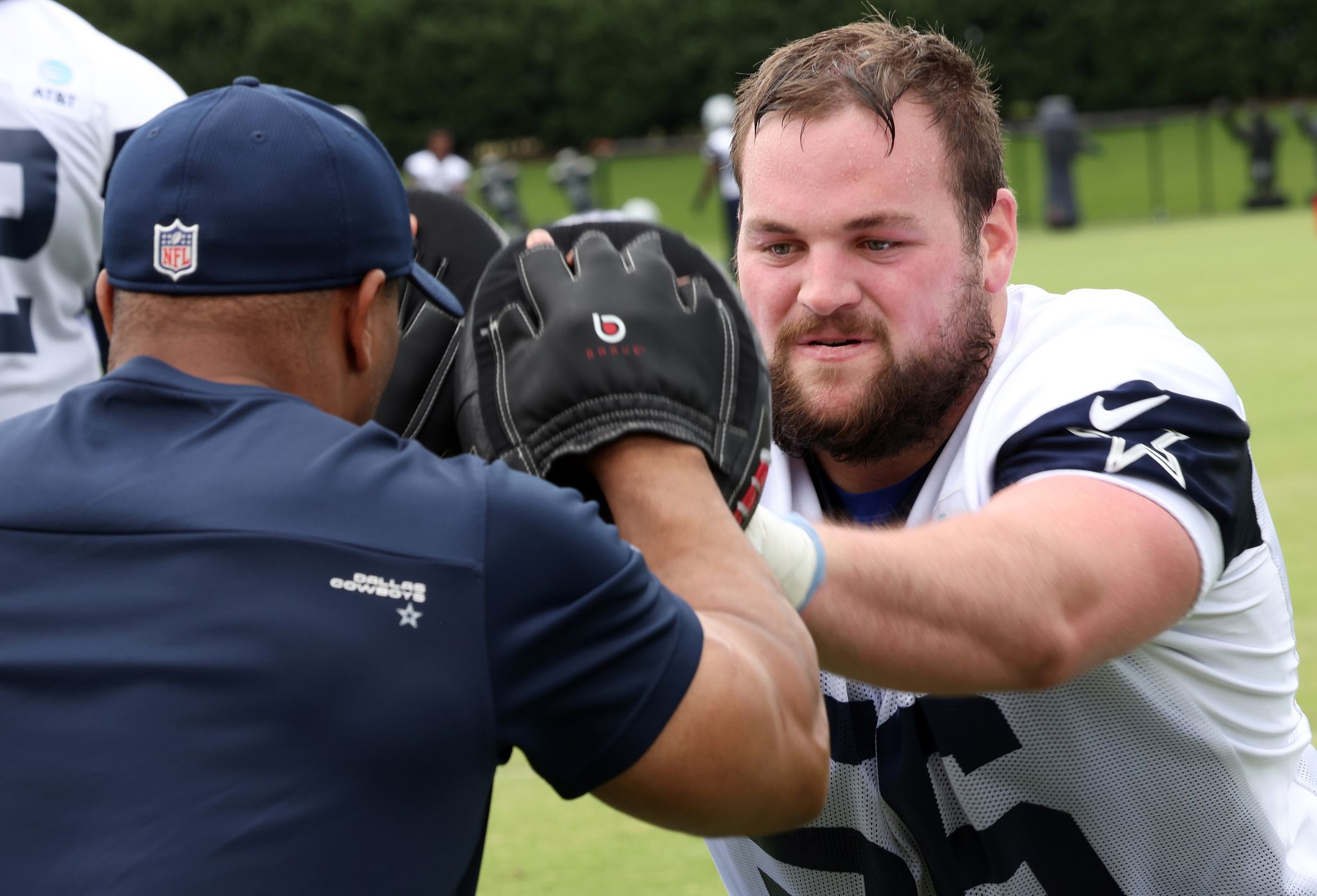 Cooper Beebe says he modeled his game after this Cowboys veteran