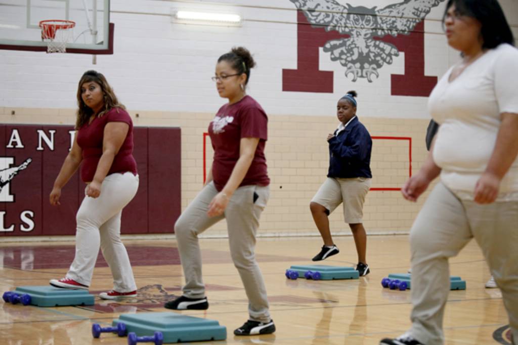 PE class marches to different beat