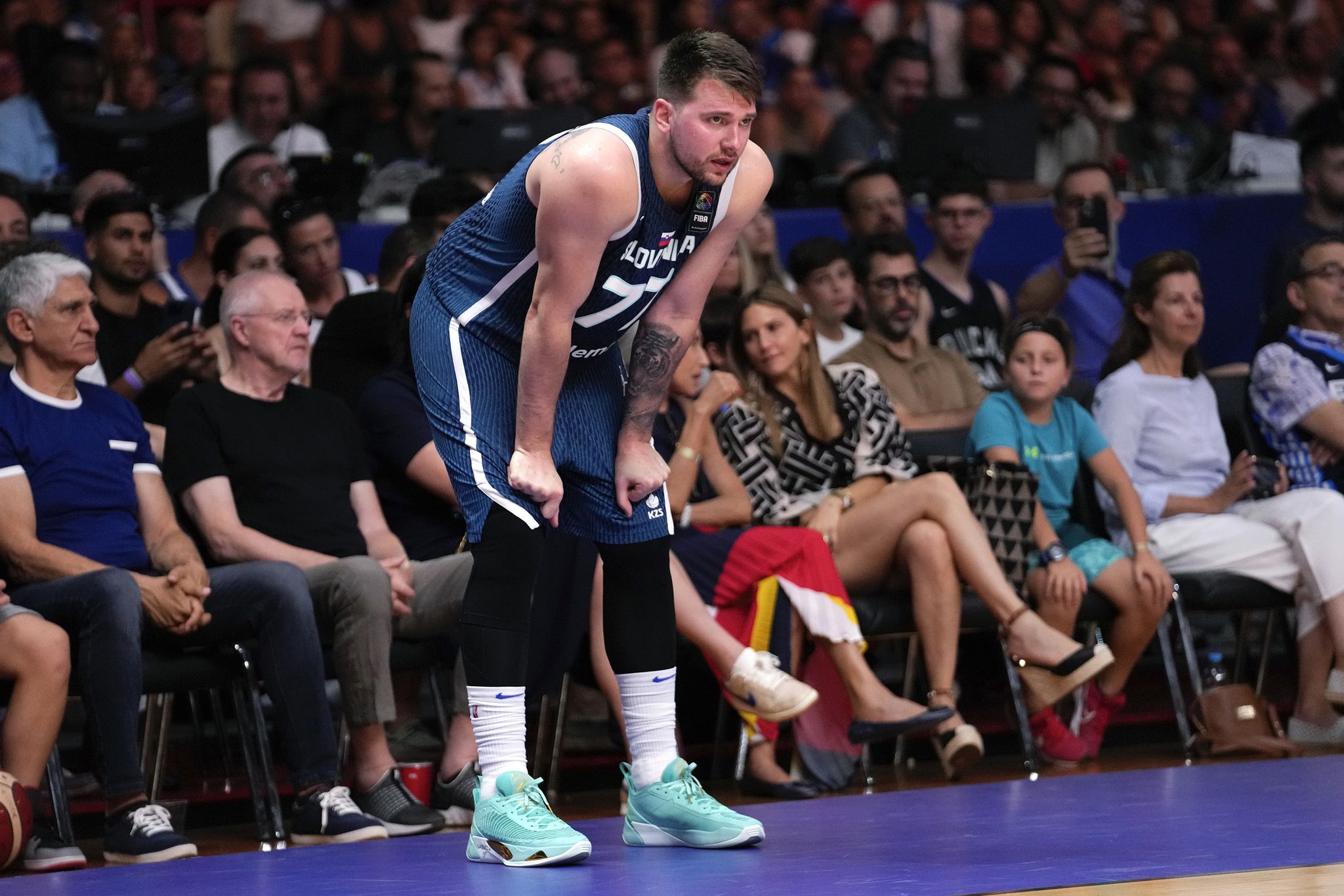 Mavericks' Luka Doncic, Slovenia fall to Greece in Olympic qualifier
