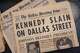 This is a copy of The Dallas Morning News from the day of President John F. Kennedy’s assassination.
