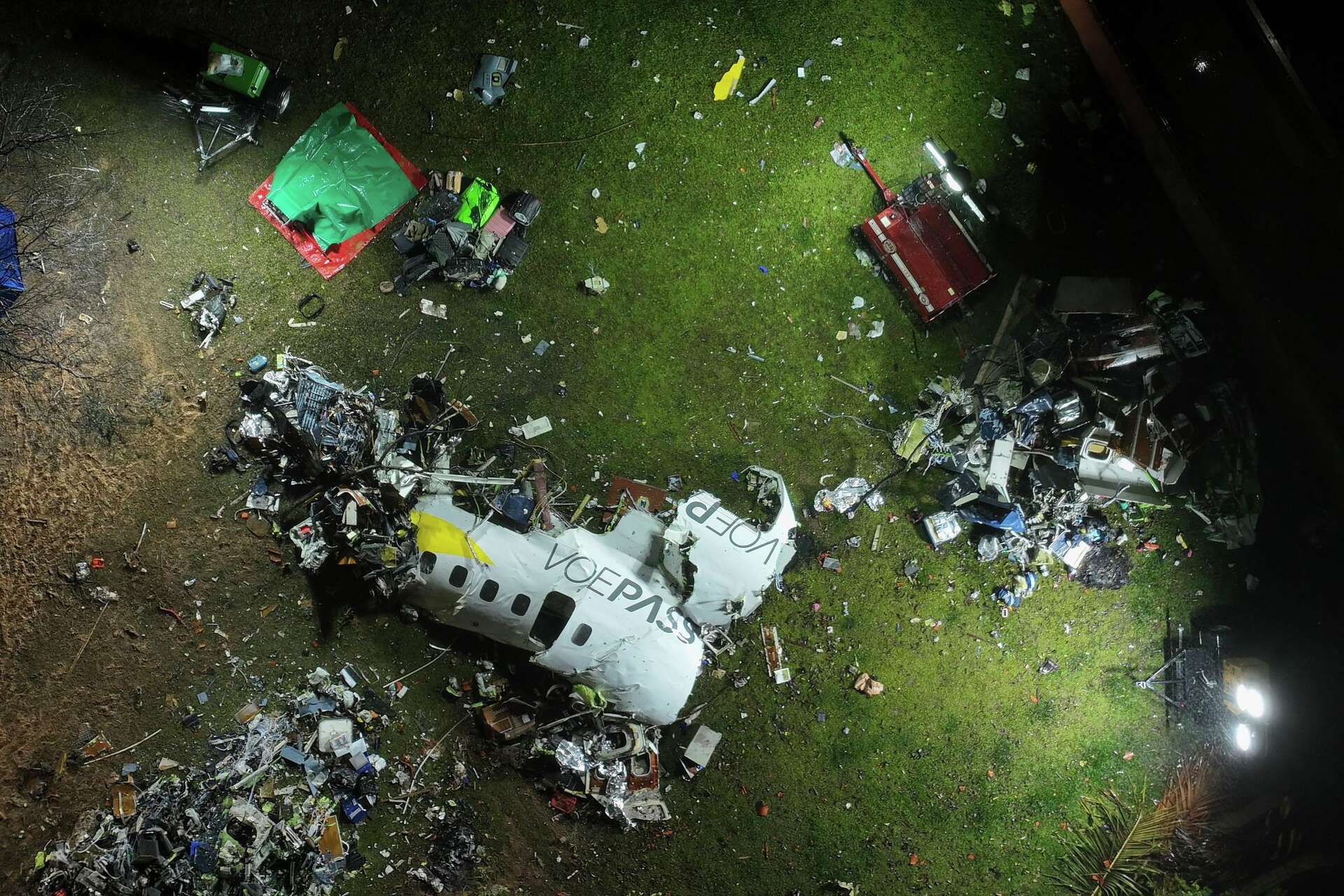 Brazil plane crash victim remains recovered as cause investigated