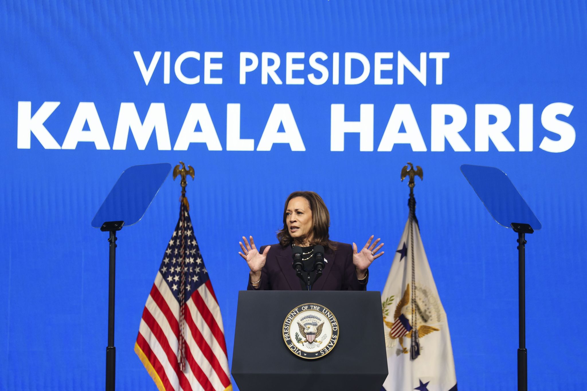 Kamala Harris outlines her vision in Houston speech