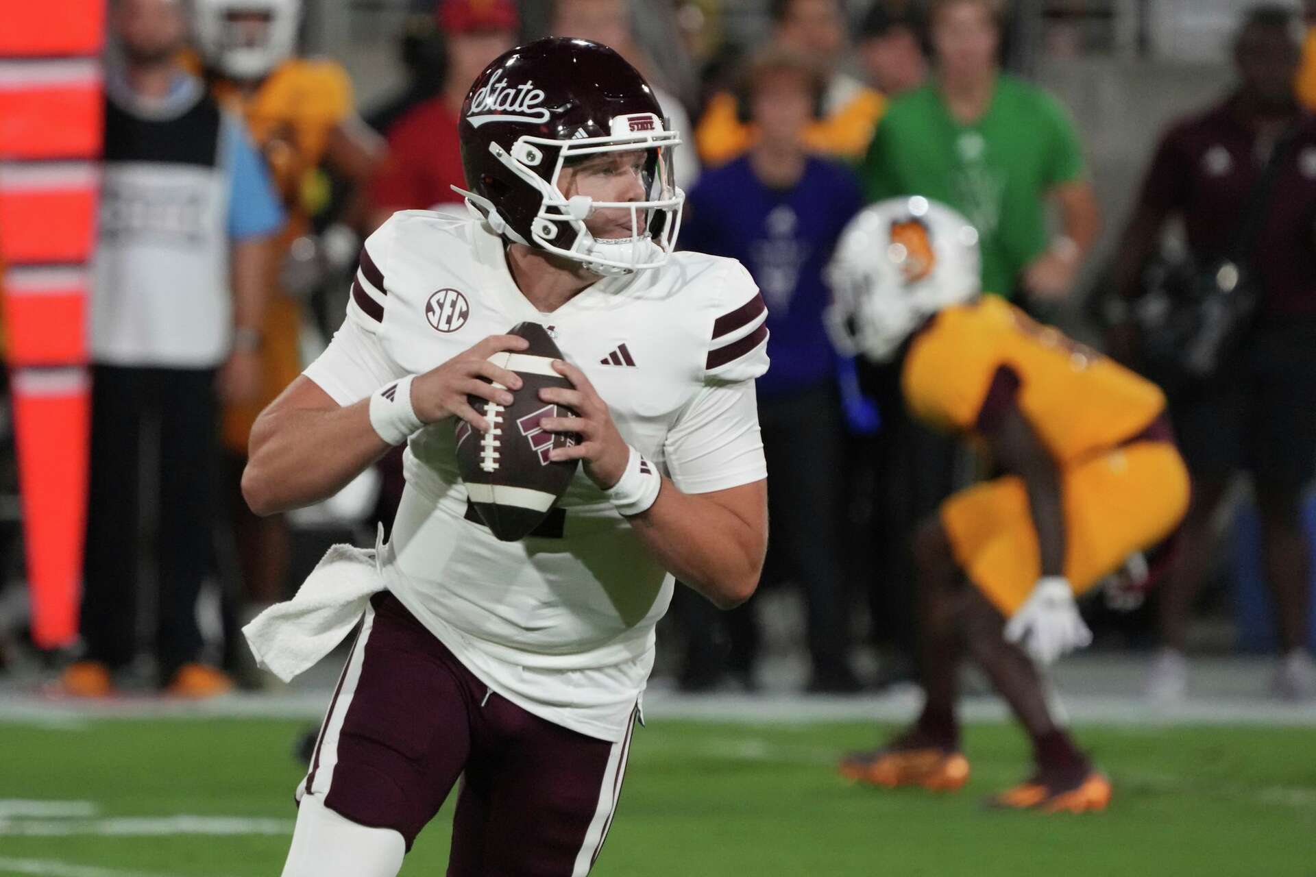 Mississippi State QB Blake Shapen out for season with injury, won't ...