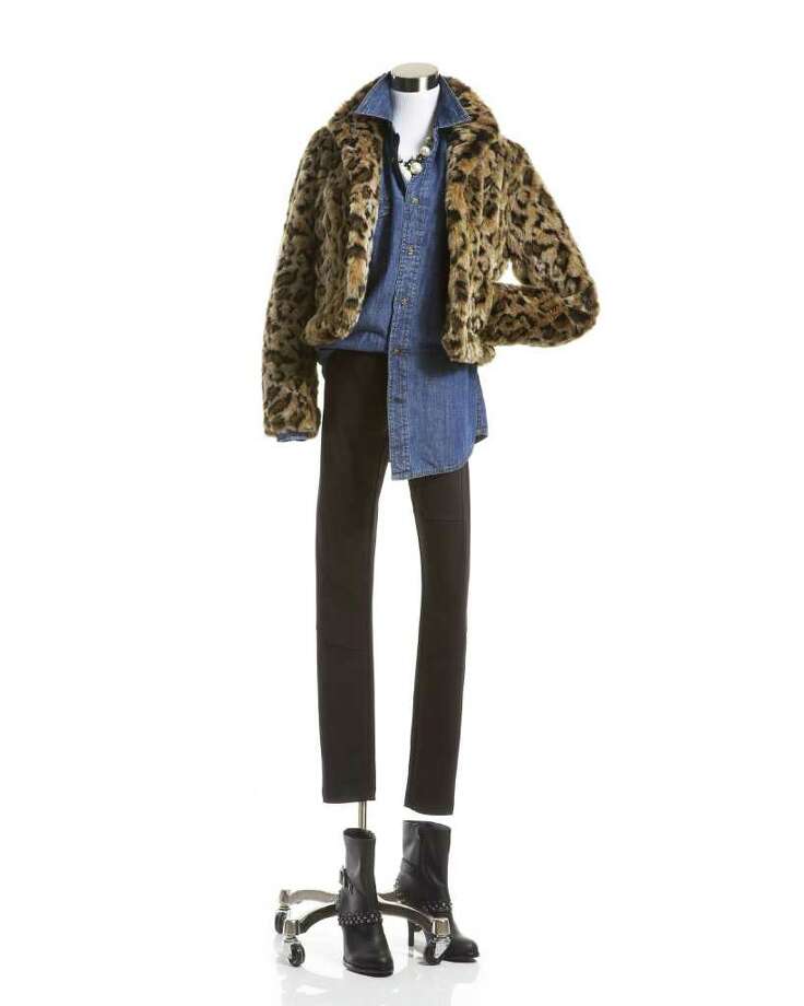 jcpenney leopard coat