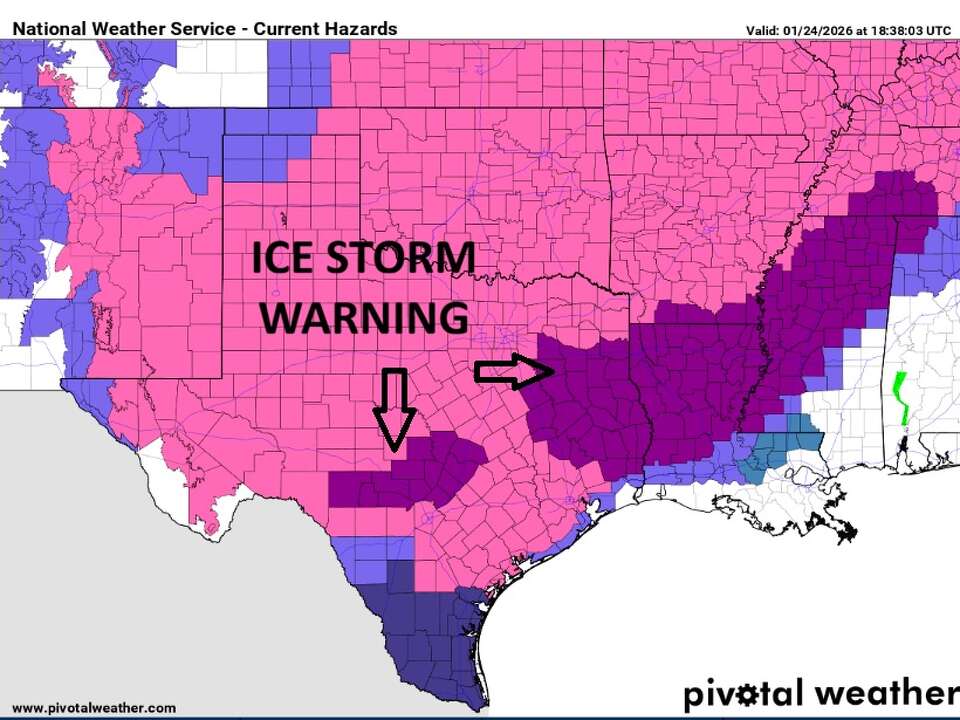 Ice storm warning is now in effect for Austin. What does that mean?