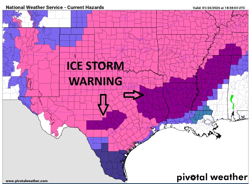 Ice storm warning is now in effect for Austin. What does that mean?