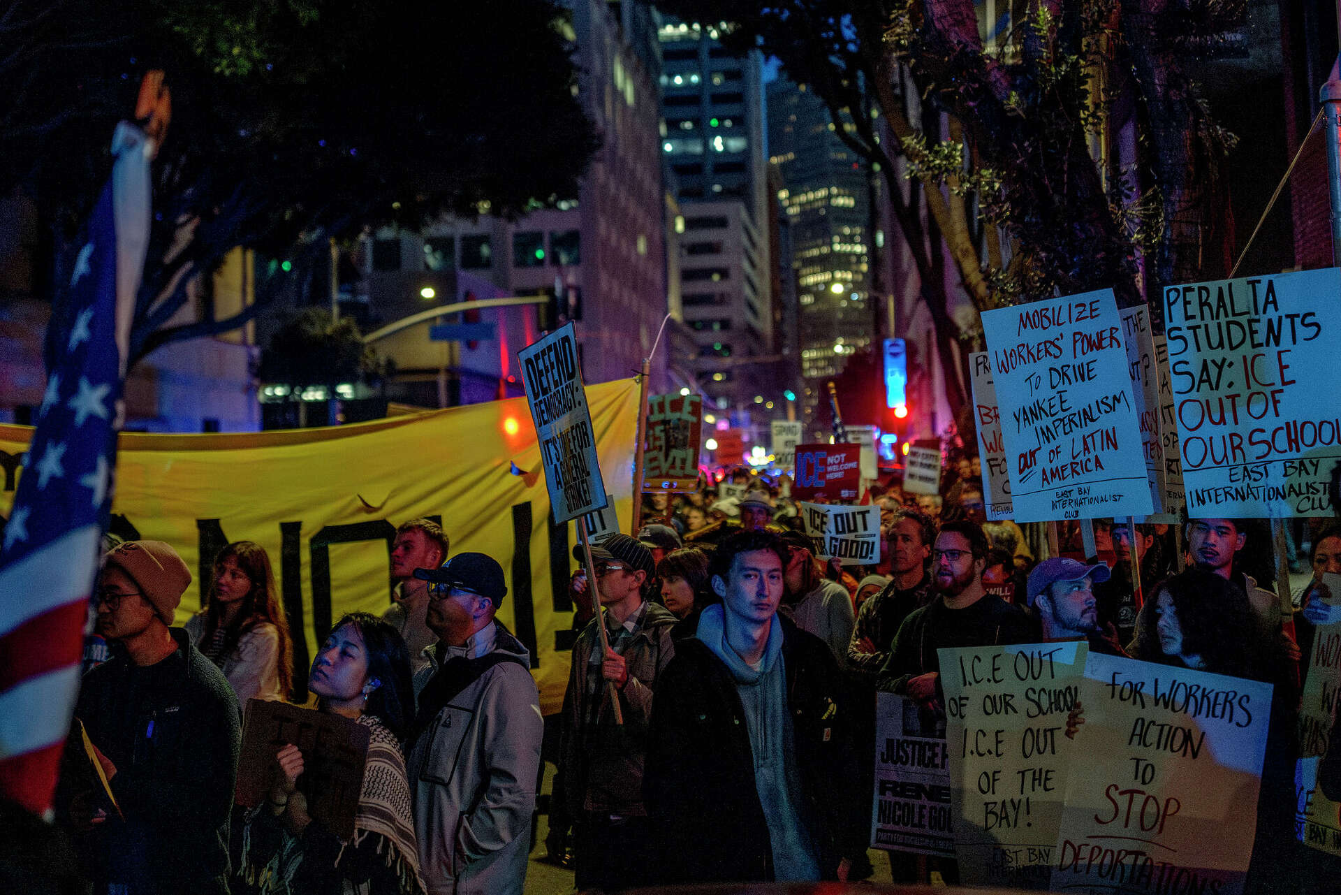 ‘We must stand up’: Hundreds of S.F. protesters demand end to ICE