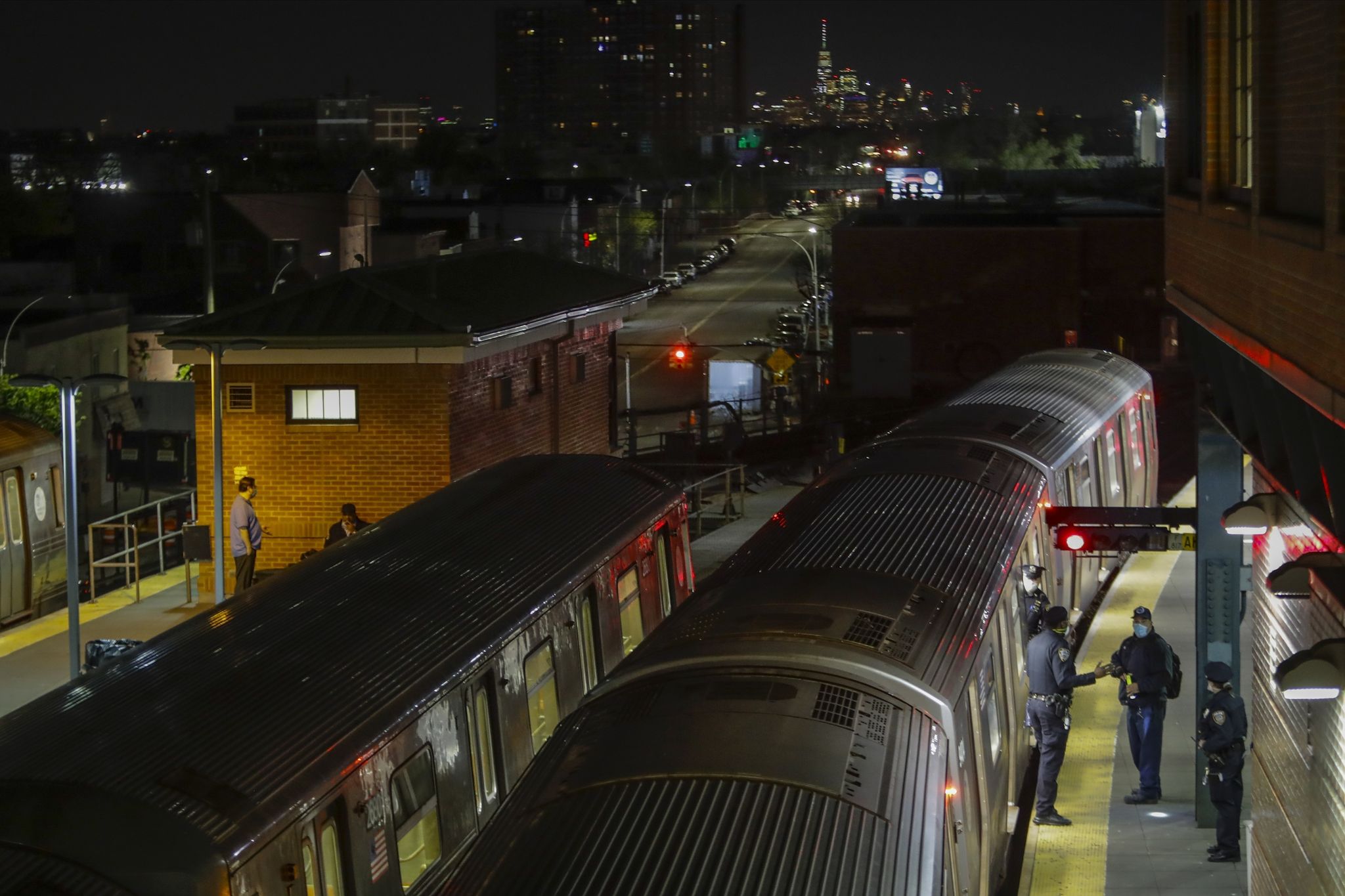 Woman dies after being set on fire on New York subway train, police say