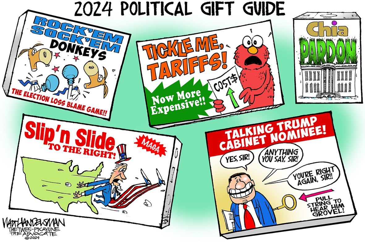 Editorial cartoon: Political gifts