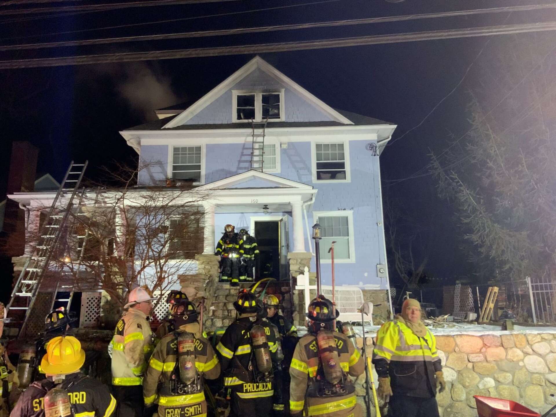 Dog saved, other pets killed in Stamford fire, official says