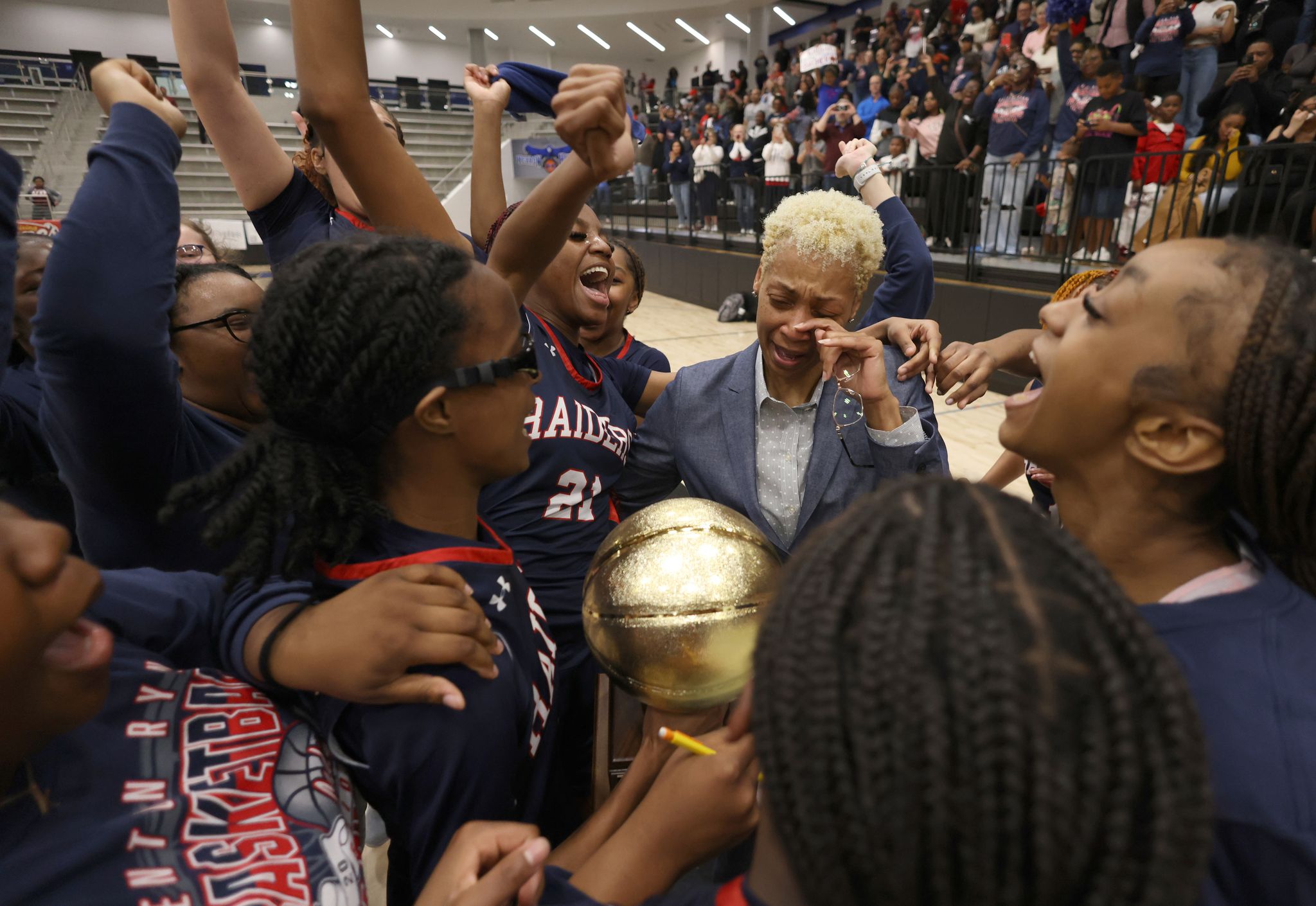 Denton Ryan's Monesha Allen is making hoops history