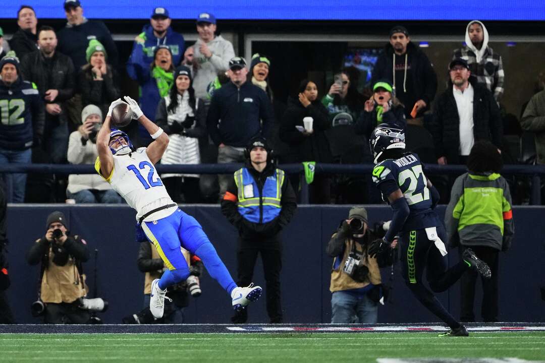 Darnold Interception Rams Sam Darnold and Seahawks advance to Super Bowl with thrilling 31-27 win ...