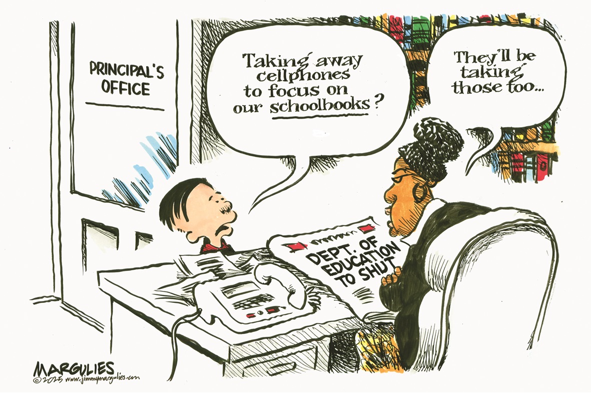 Edjournal Cartoon Editorial cartoon: Textbook cuts