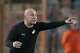 Egypt's coach Hossam Hassan points to his players during a World Cup 2026 qualifying soccer match against Sierra Leone at Cairo International Stadium, Egypt, Tuesday, March 25, 2025. (AP Photo/Amr Nabil)