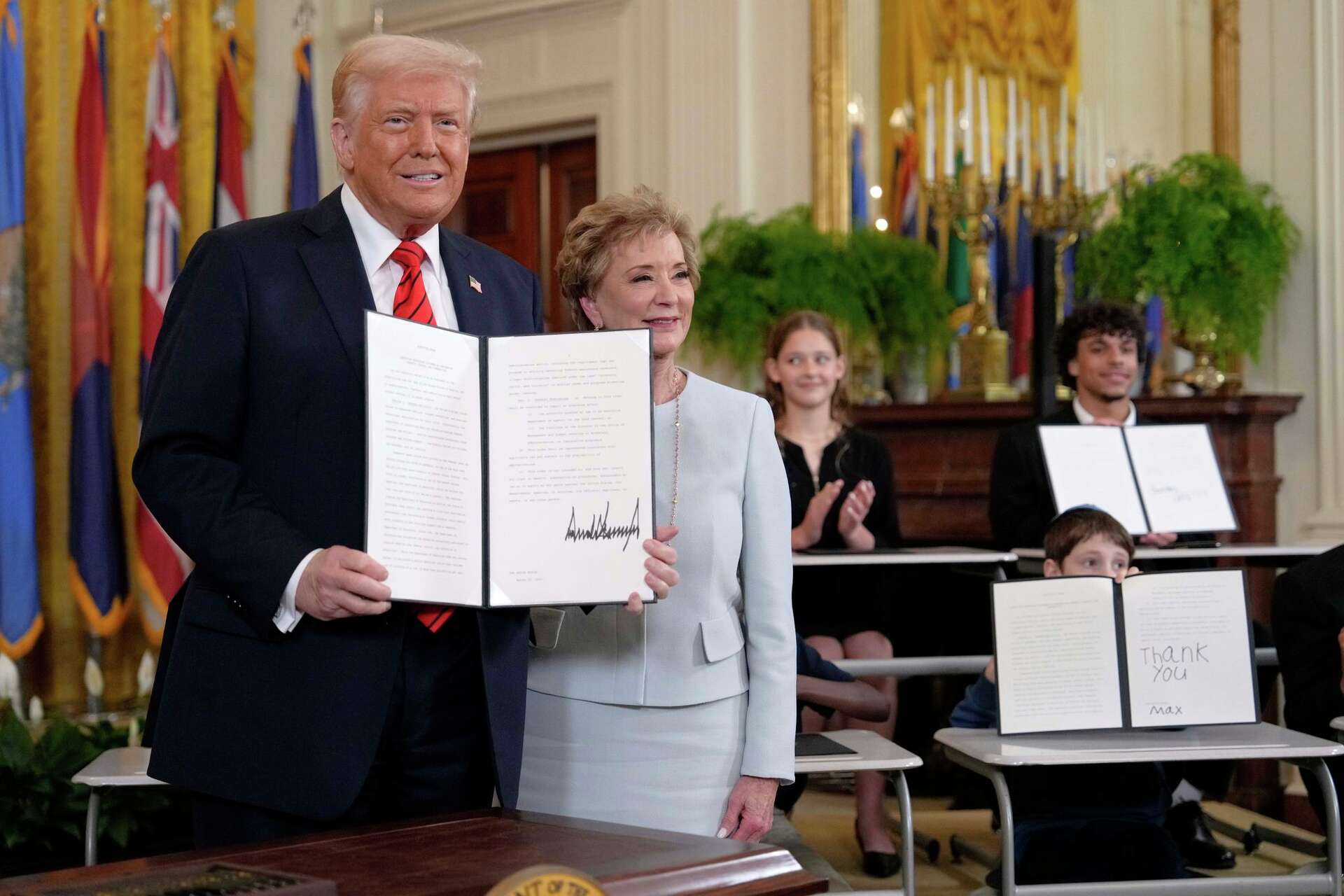 Trump signs executive order to dismantle Department of Education