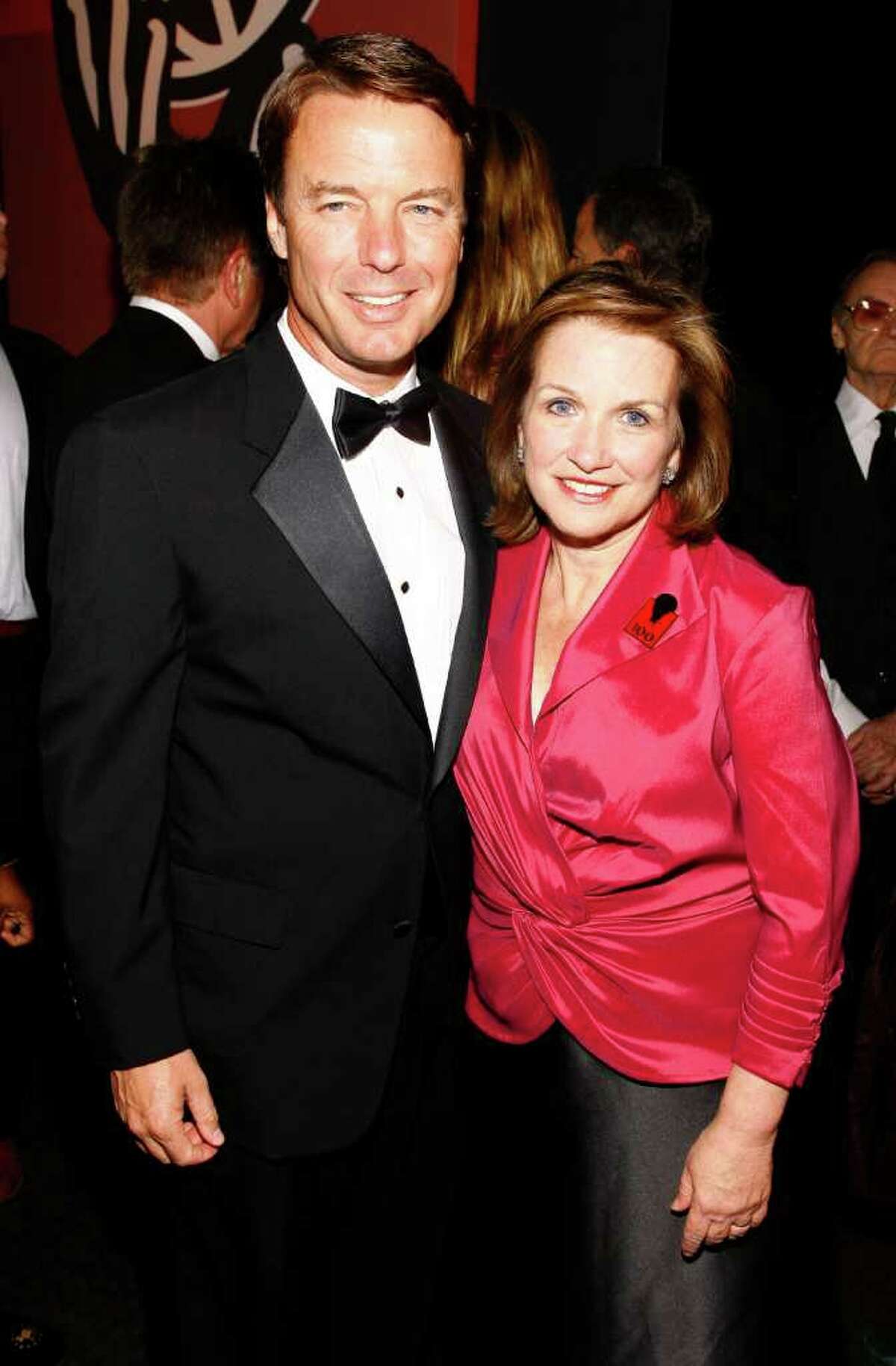 NEW YORK - MAY 8: (L-R) John Edwards and Elizabeth Edwards attend the cocktail party before the Time Magazine's 100 Most Influential People 2007 gala on May 8, 2007 in New York City. (Photo by Mat Szwajkos/Getty Images) *** Local Caption *** John Edwards;Elizabeth Edwards