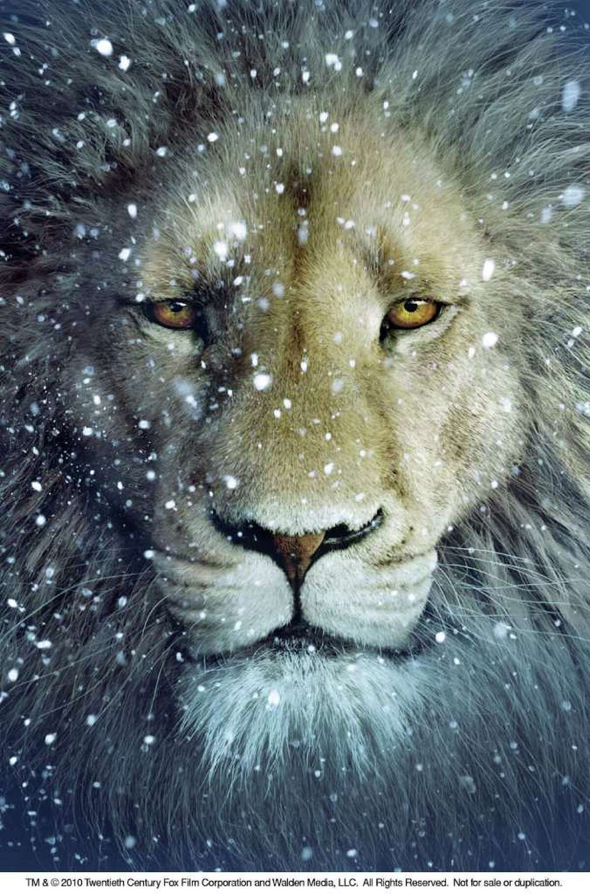 Poster art of Aslan from "The Chronicles of Narnia: Voyage of the Dawn Treader'