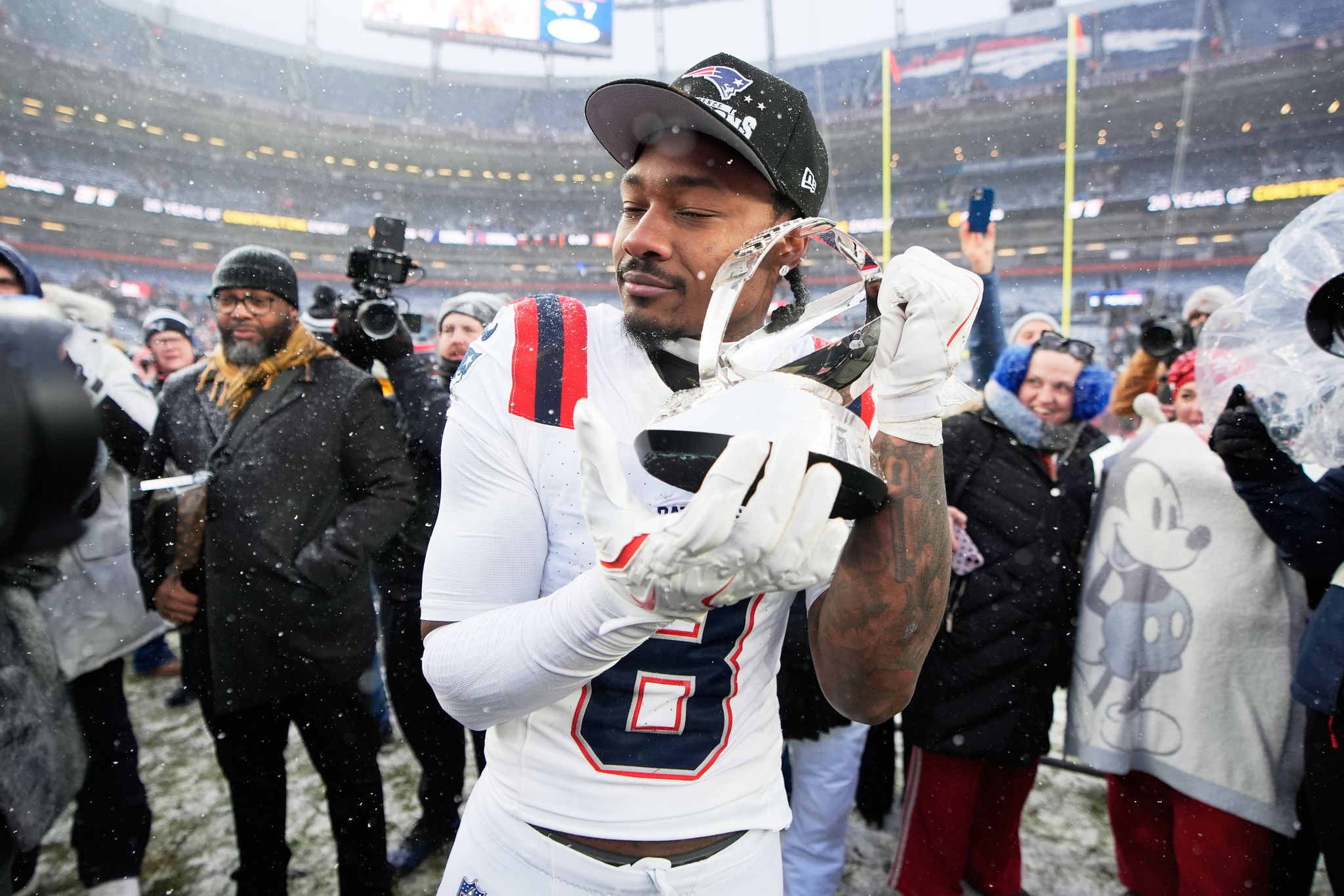 Patriots' Stefon Diggs has helped fuel Super Bowl run with his fire on the field