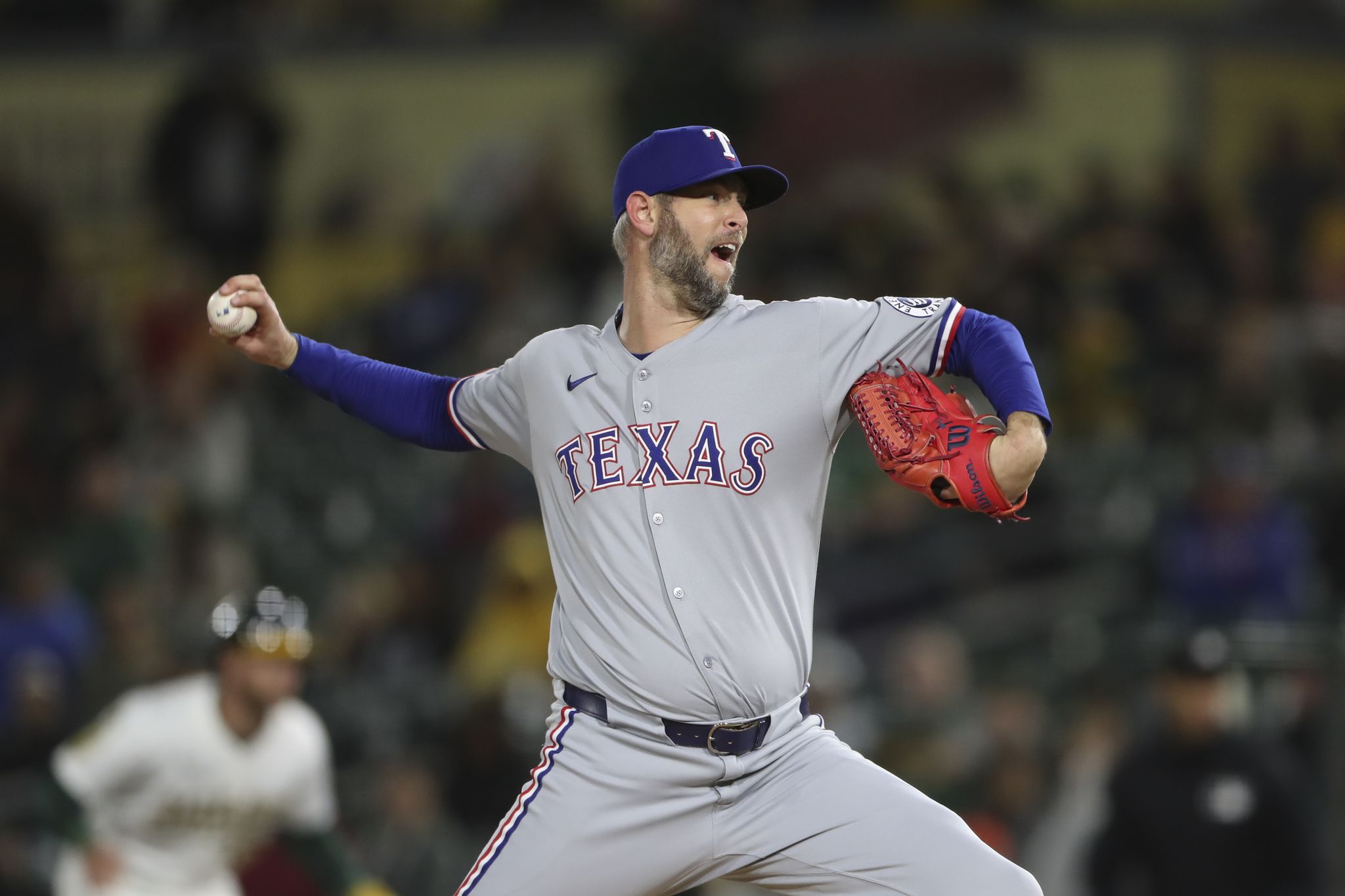 Rangers activate Chris Martin, but trouble in warmup a new setback