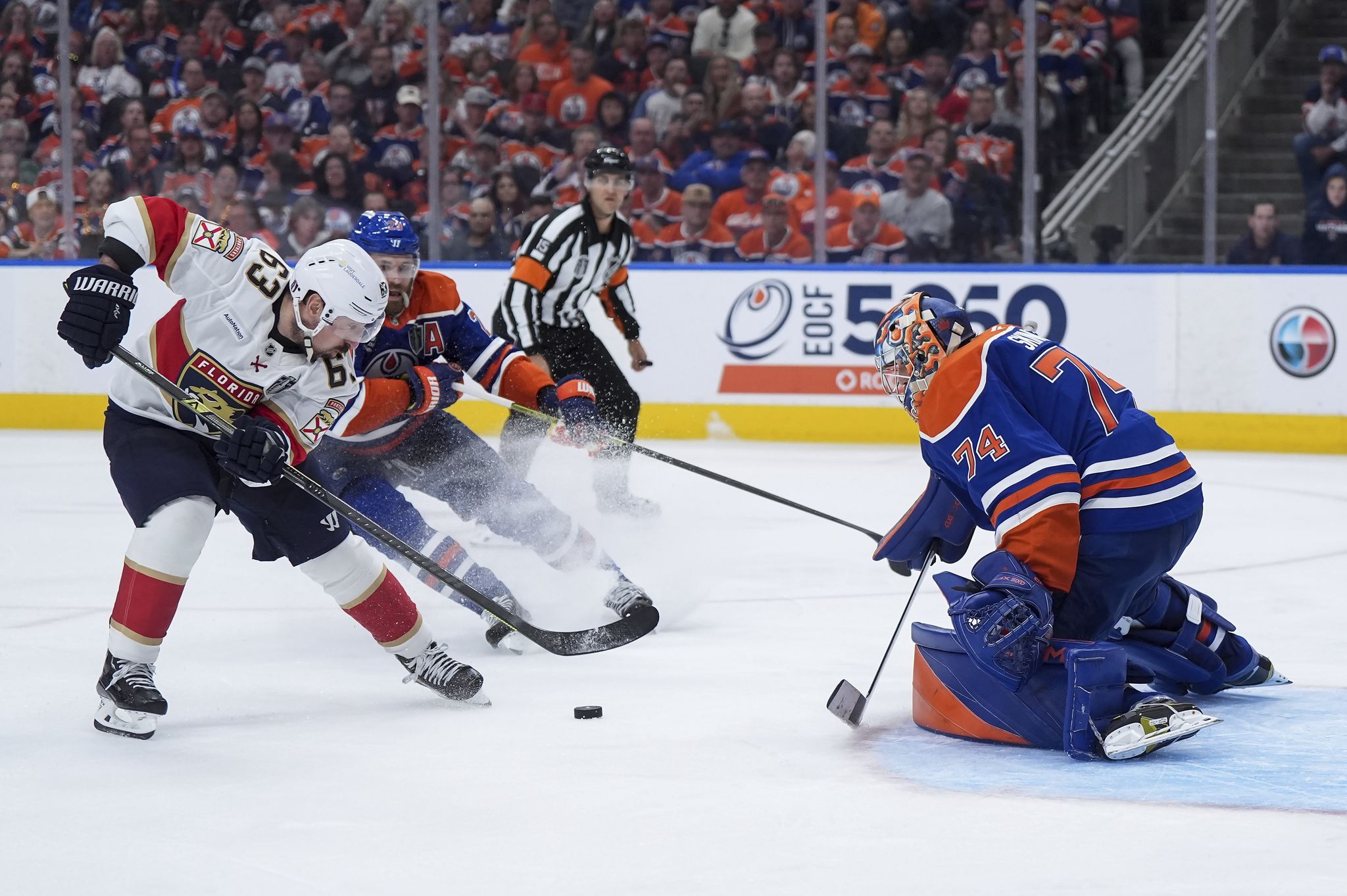 Panthers beat Oilers in Game 2 to even Stanley Cup Final