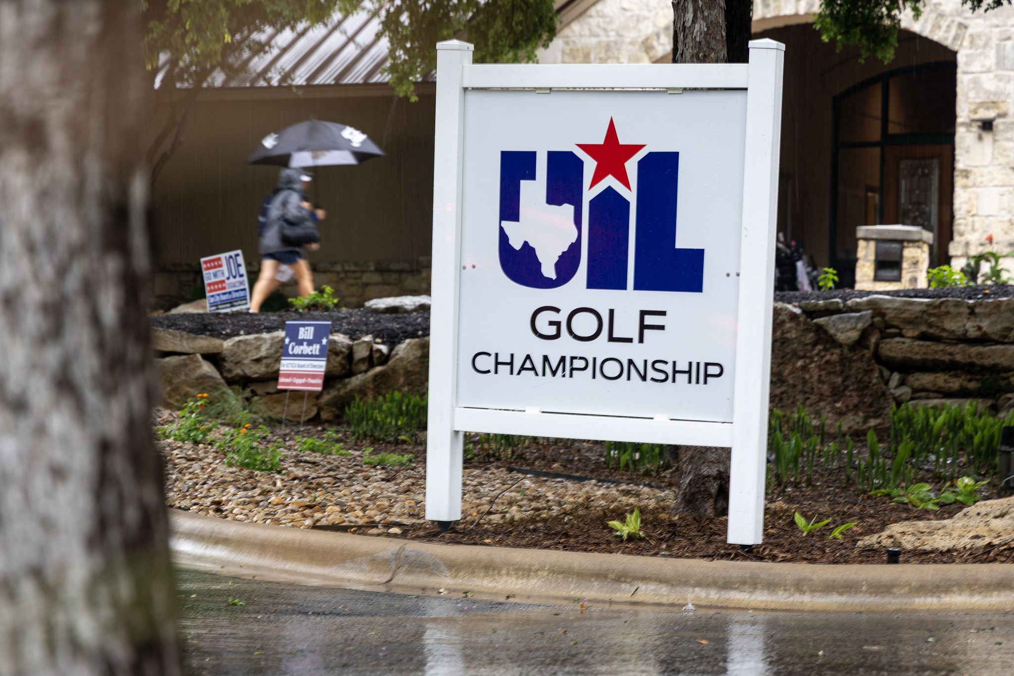 Photos: Waterlogged Day 1 of UIL state golf tournament in Georgetown