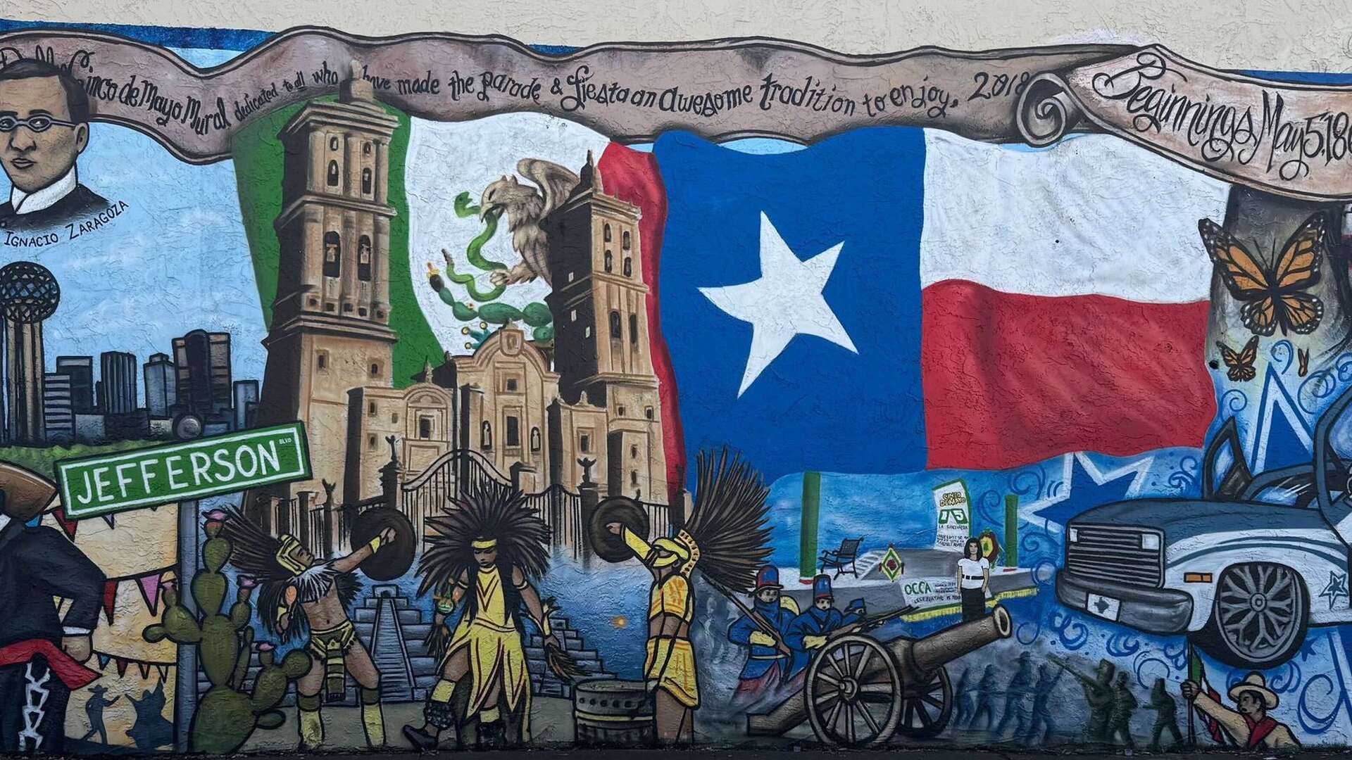 Oak Cliff mural restored ahead of Cinco de Mayo parade