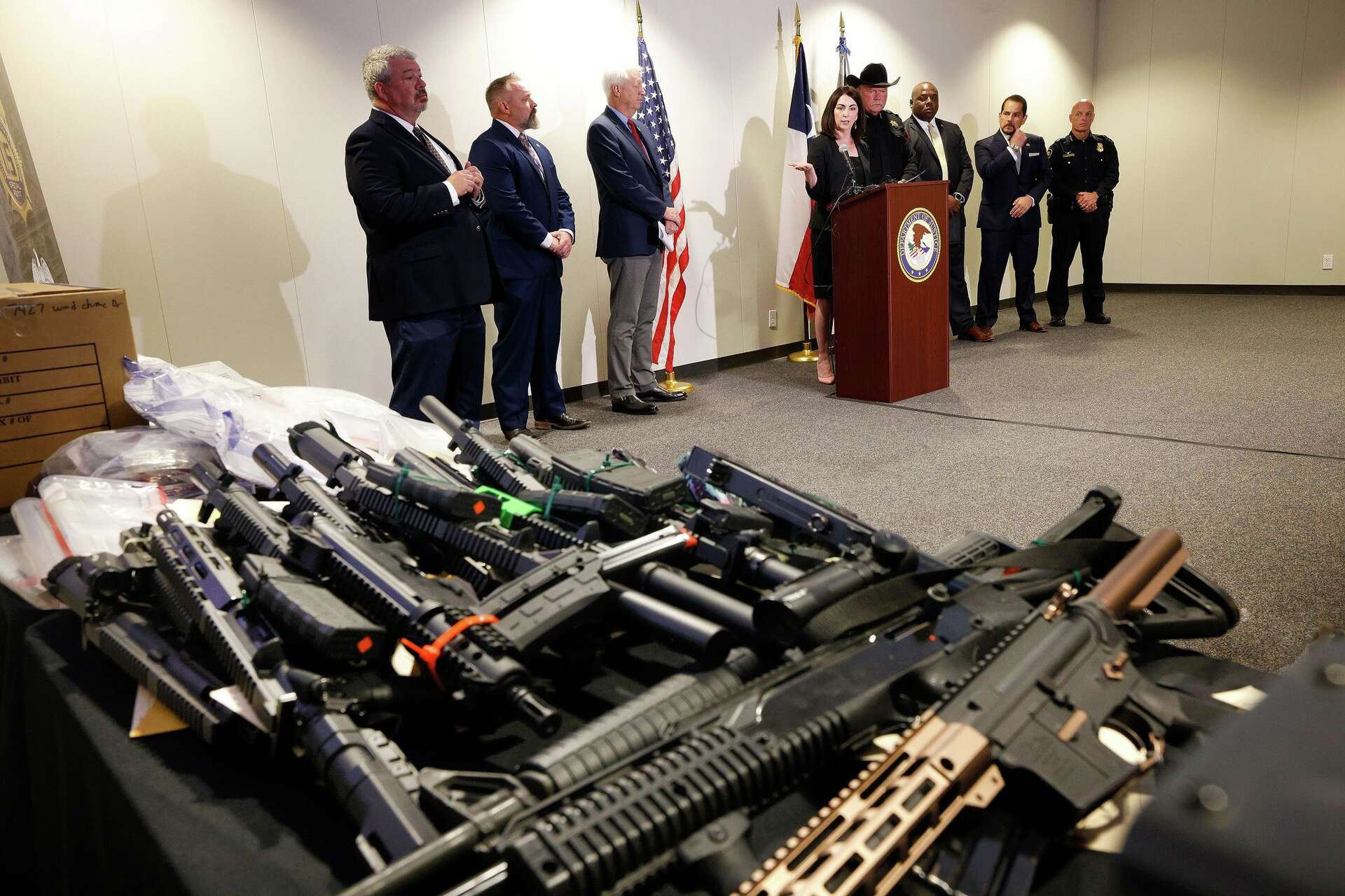 North Texas police seize hundreds of guns, drugs during operation