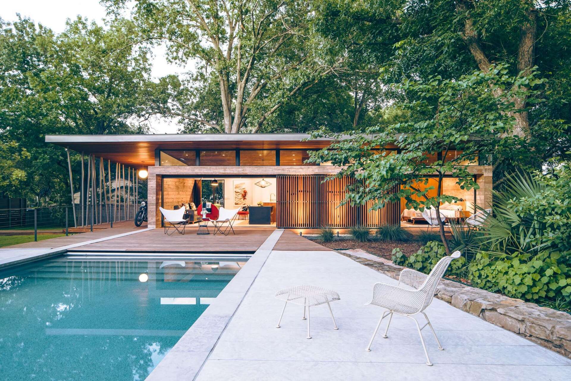 Minimalist Pool House