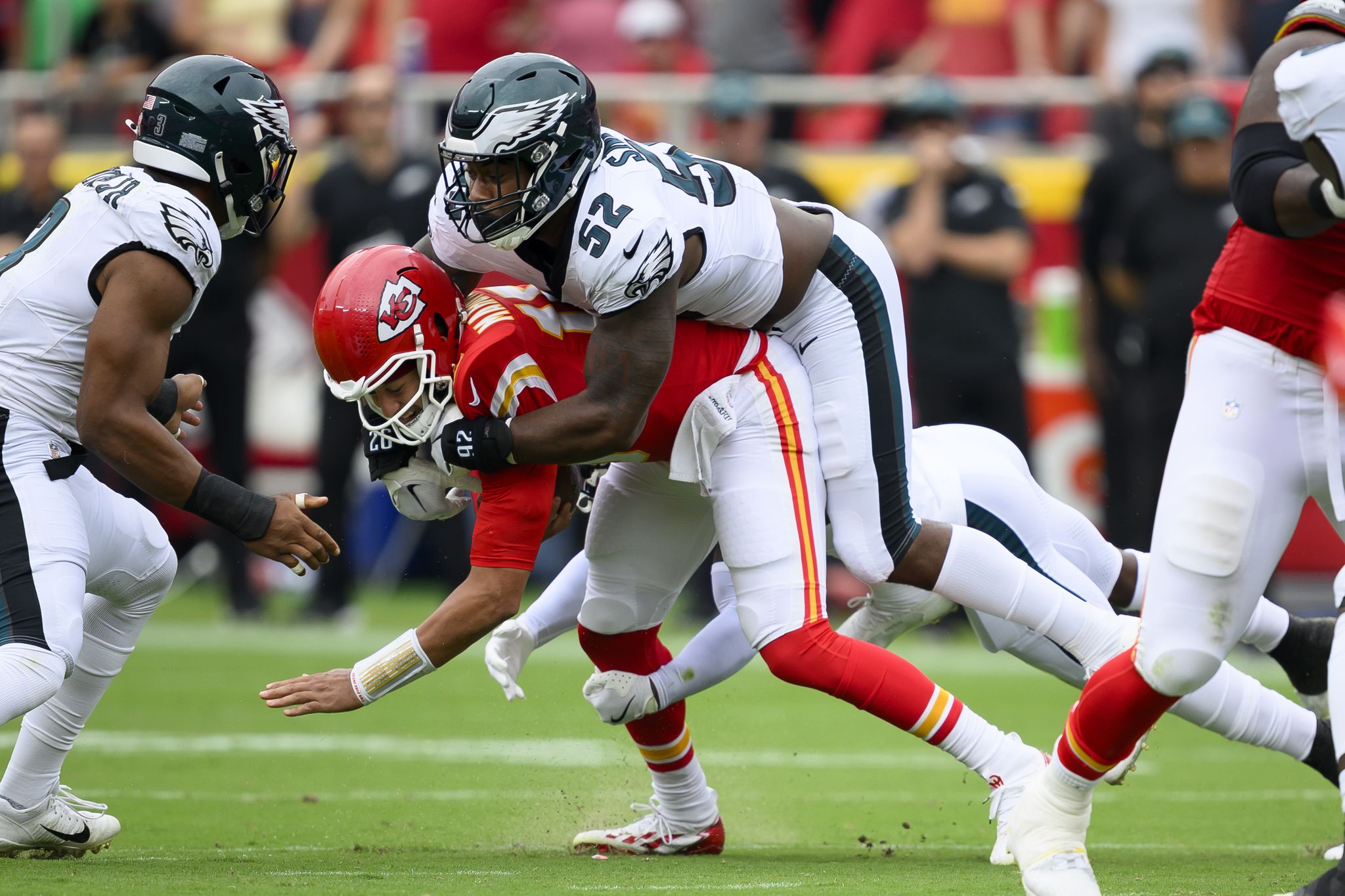 Eagles' defense shines in Super Bowl rematch as Philly beats Chiefs at ...