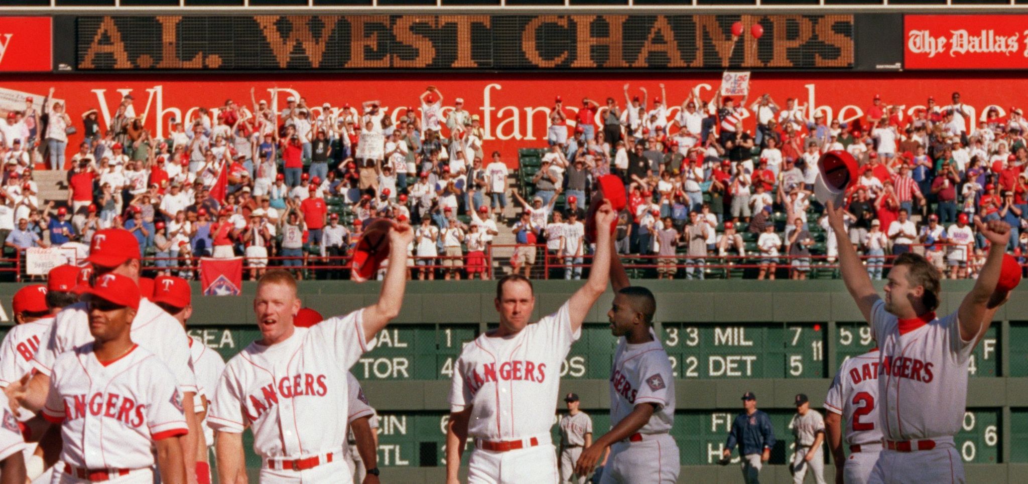 Fans vote Rangers' 1996 AL West title as top regular season moment