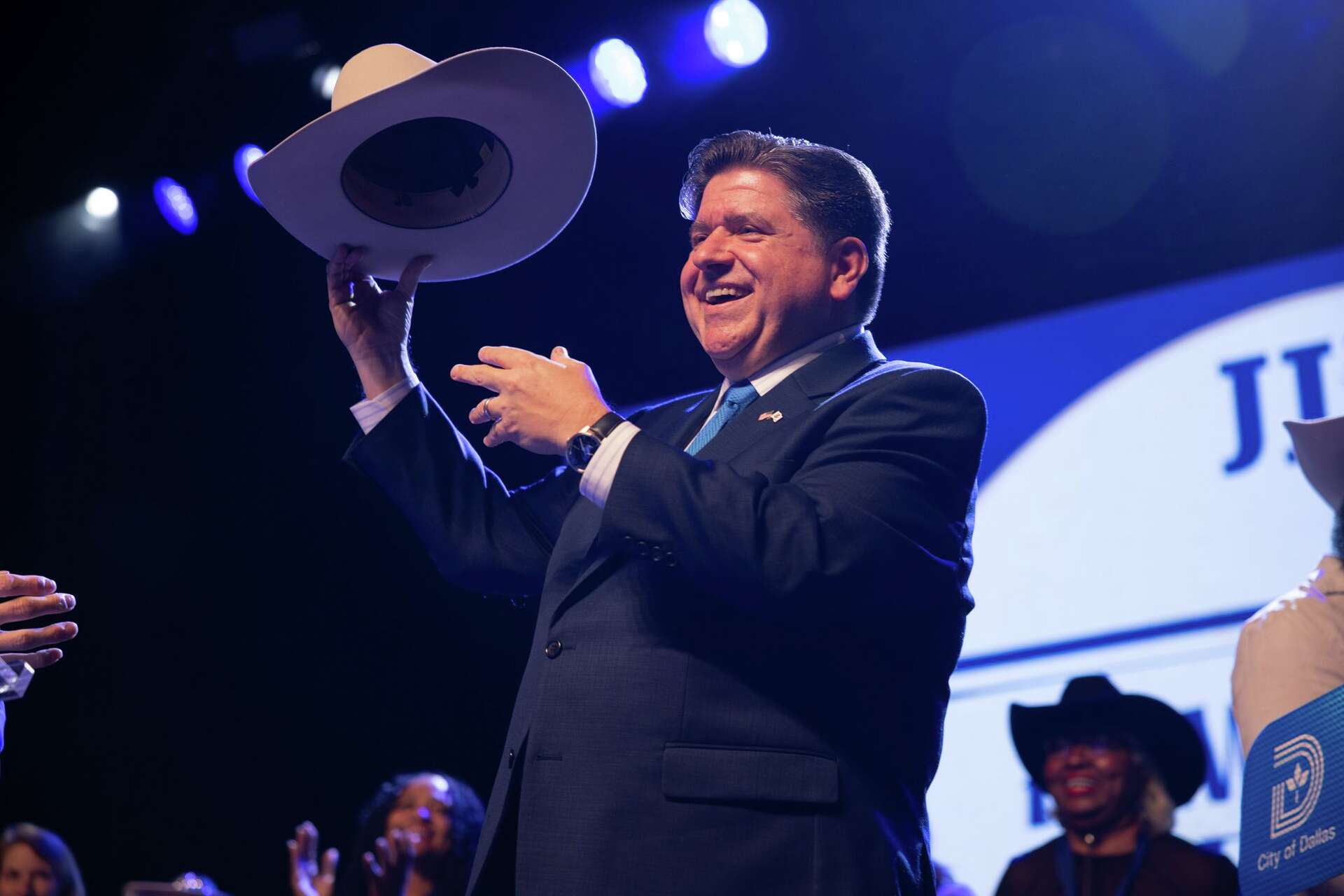 Illinois Gov. JB Pritzker urges Texas Democrats to finish the fight ...