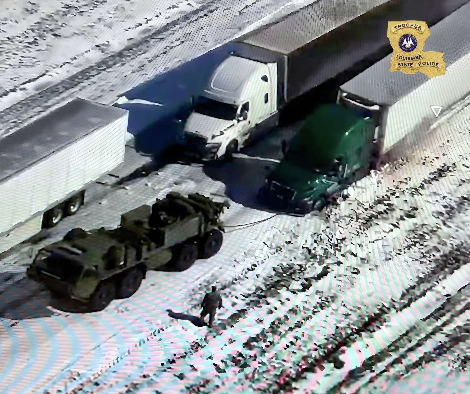 Interstate 20 traffic stuck for days in Louisiana due to ice