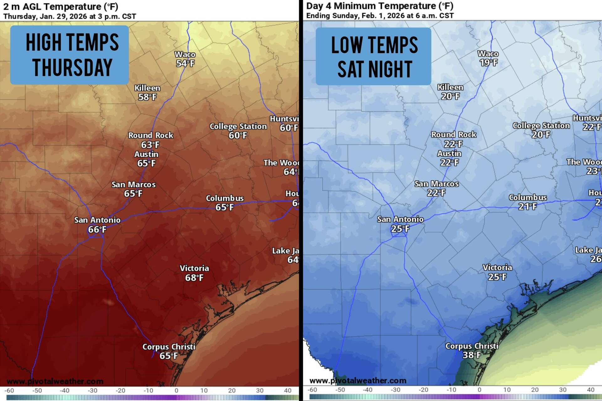 Cold front hits San Antonio tonight, another freeze on the way