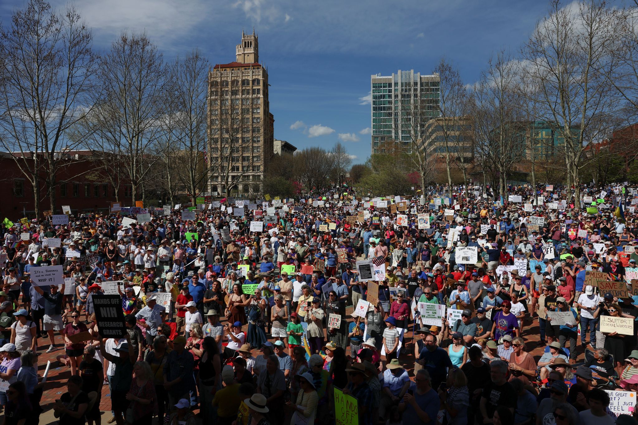 Hands Off protests today draw thousands across U.S.