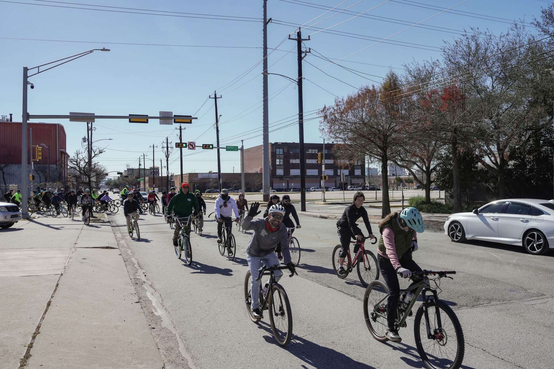 Houston cyclists protest Alex Pretti killing with 15-mile bike ride