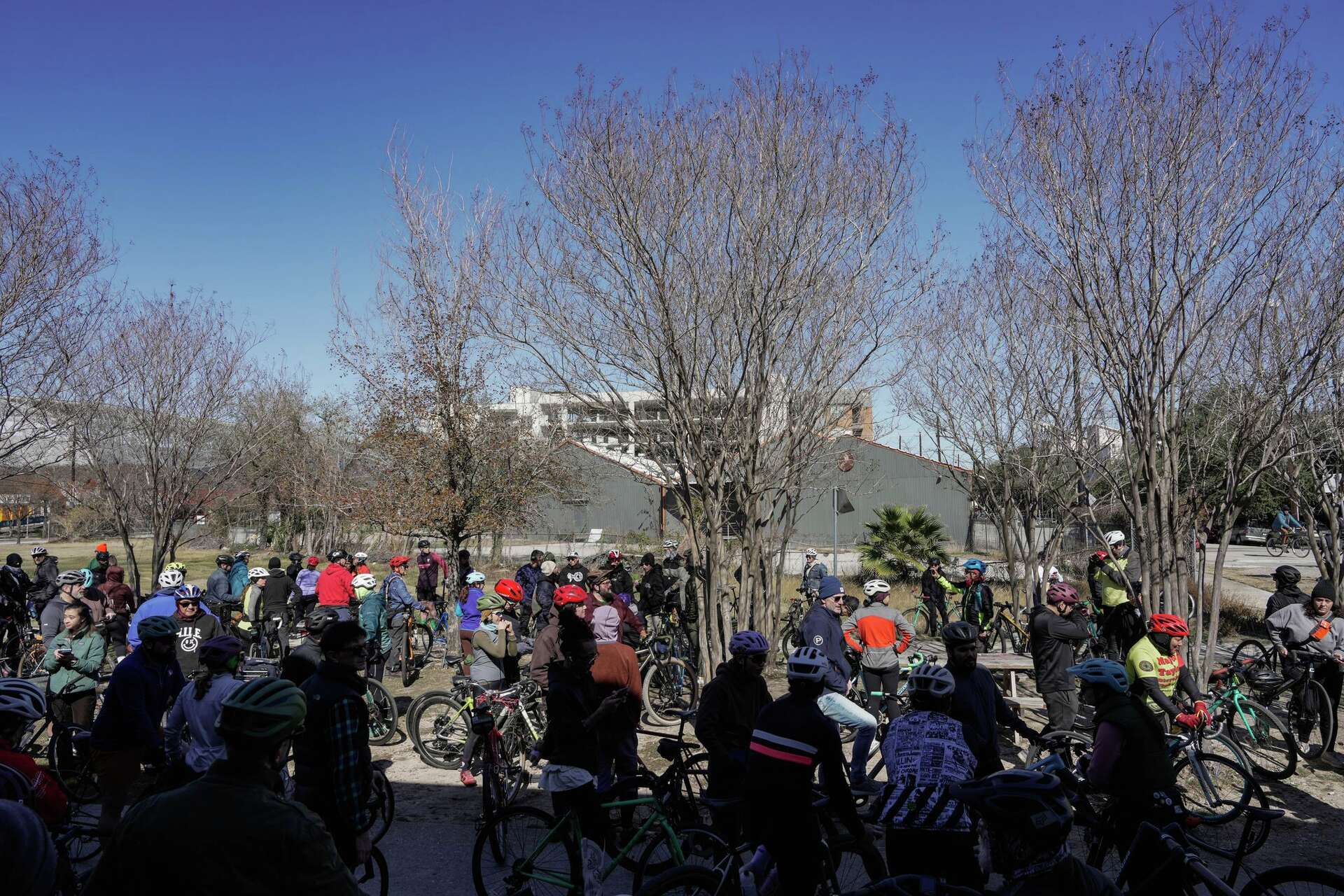 Houston cyclists protest Alex Pretti killing with 15-mile bike ride