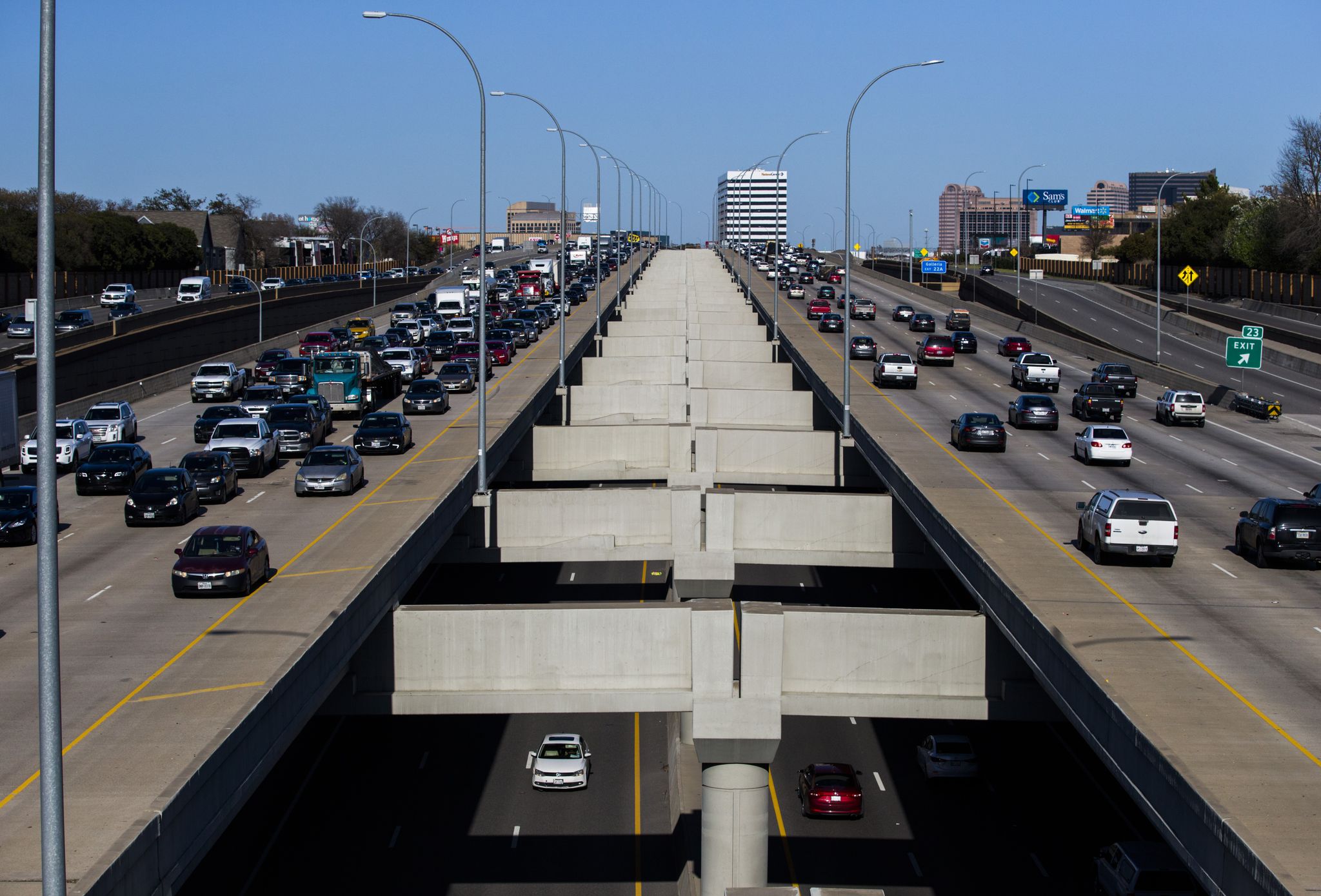 Here's what traffic looks like around the World Cup game in Arlington