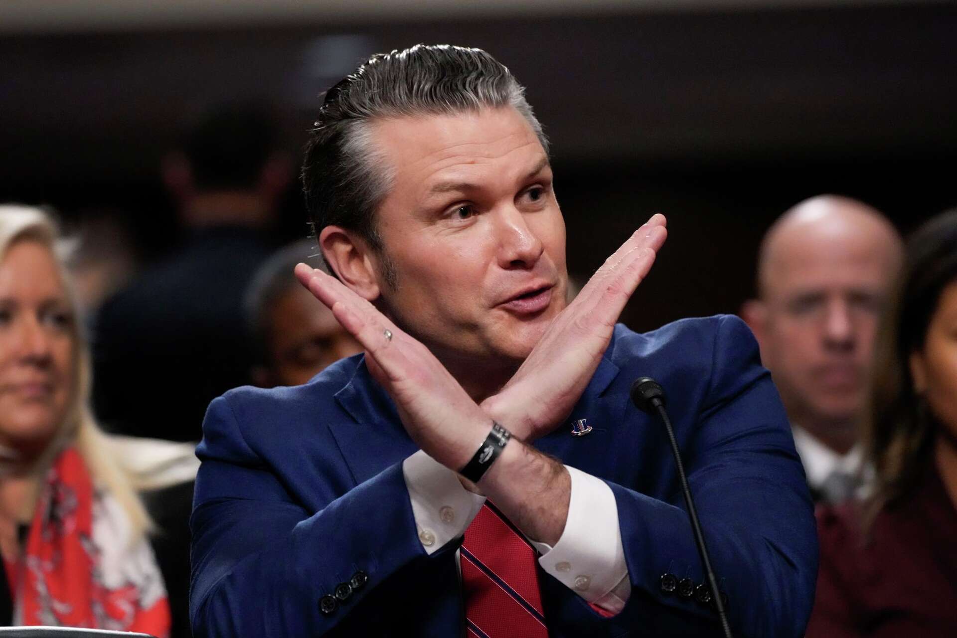 Pete Hegseth testifies at Senate hearing as Trump's defense secretary
