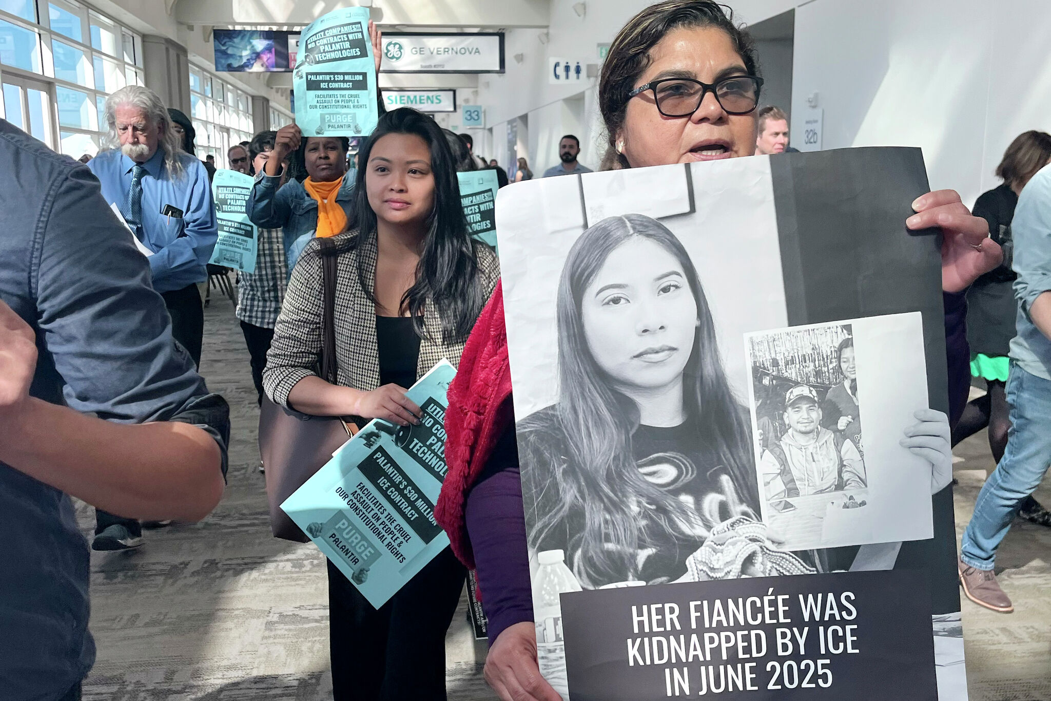 Protesters chase PG&E executive from stage at Calif. tech conference