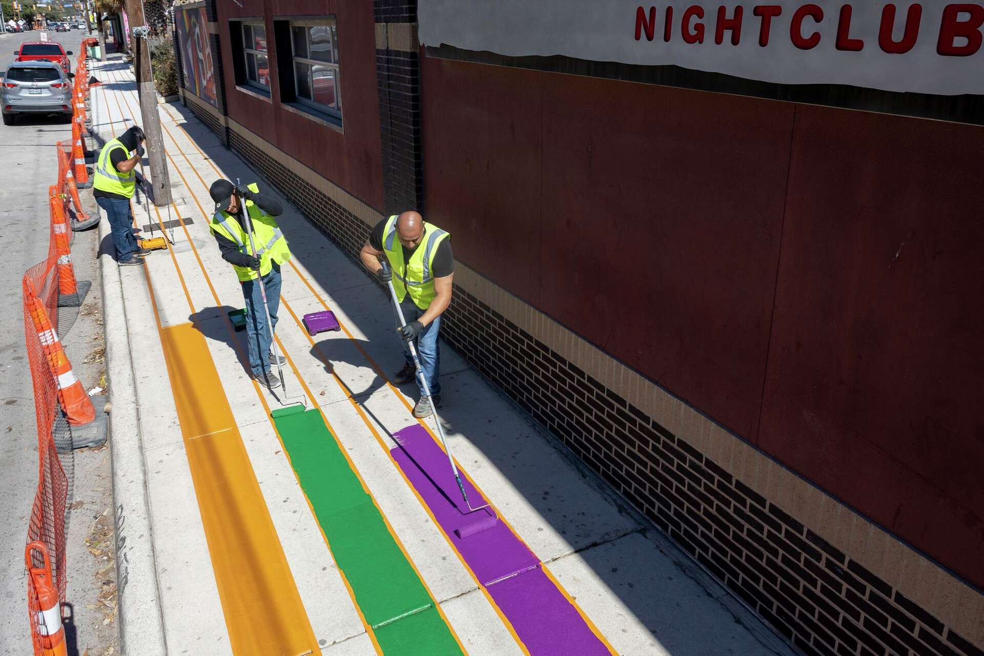 San Antonio's new rainbow sidewalks to be unveiled this weekend