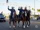 Members of the Pharr Police Department Mounted Patrol Unit are seen during a community parade in this undated photograph.