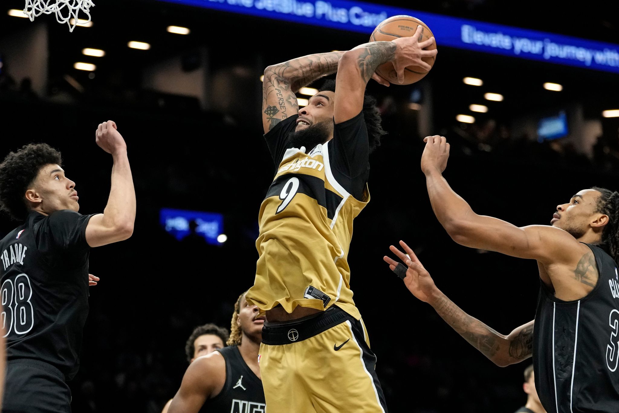 Nets score 80 points in the first half and beat the short-handed ...