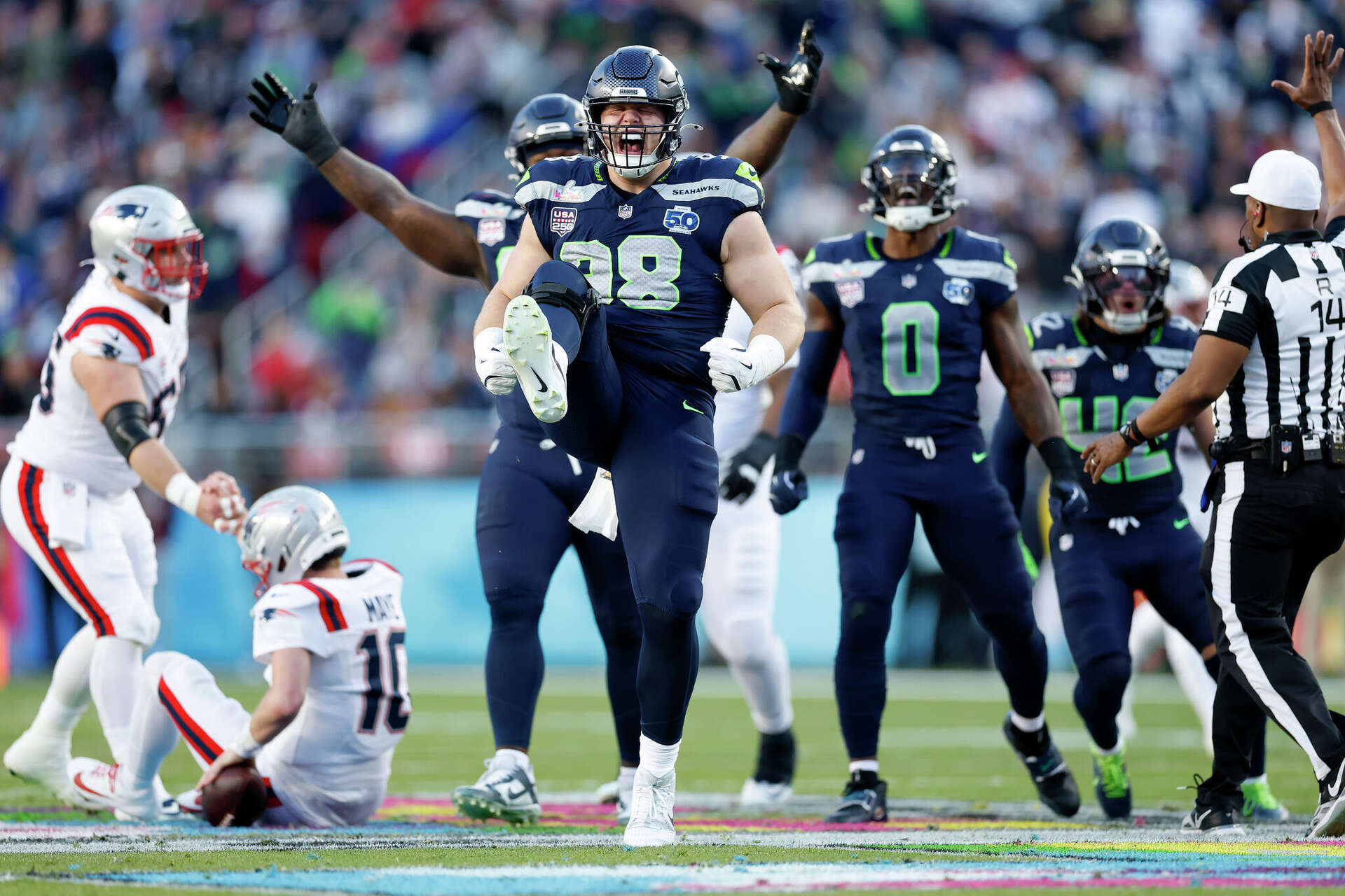 Seahawks ride a dominating defense past Patriots to win Super Bowl LX