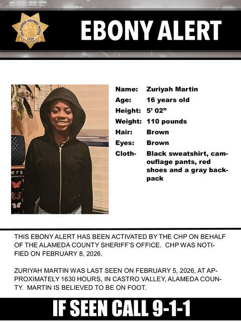 Alameda Co.: Ebony Alert Issued For Missing Castro Valley Girl