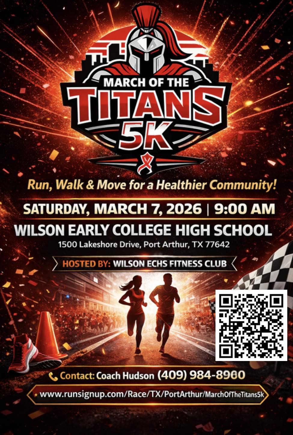 'March of the Titans 5K' community on fitness path