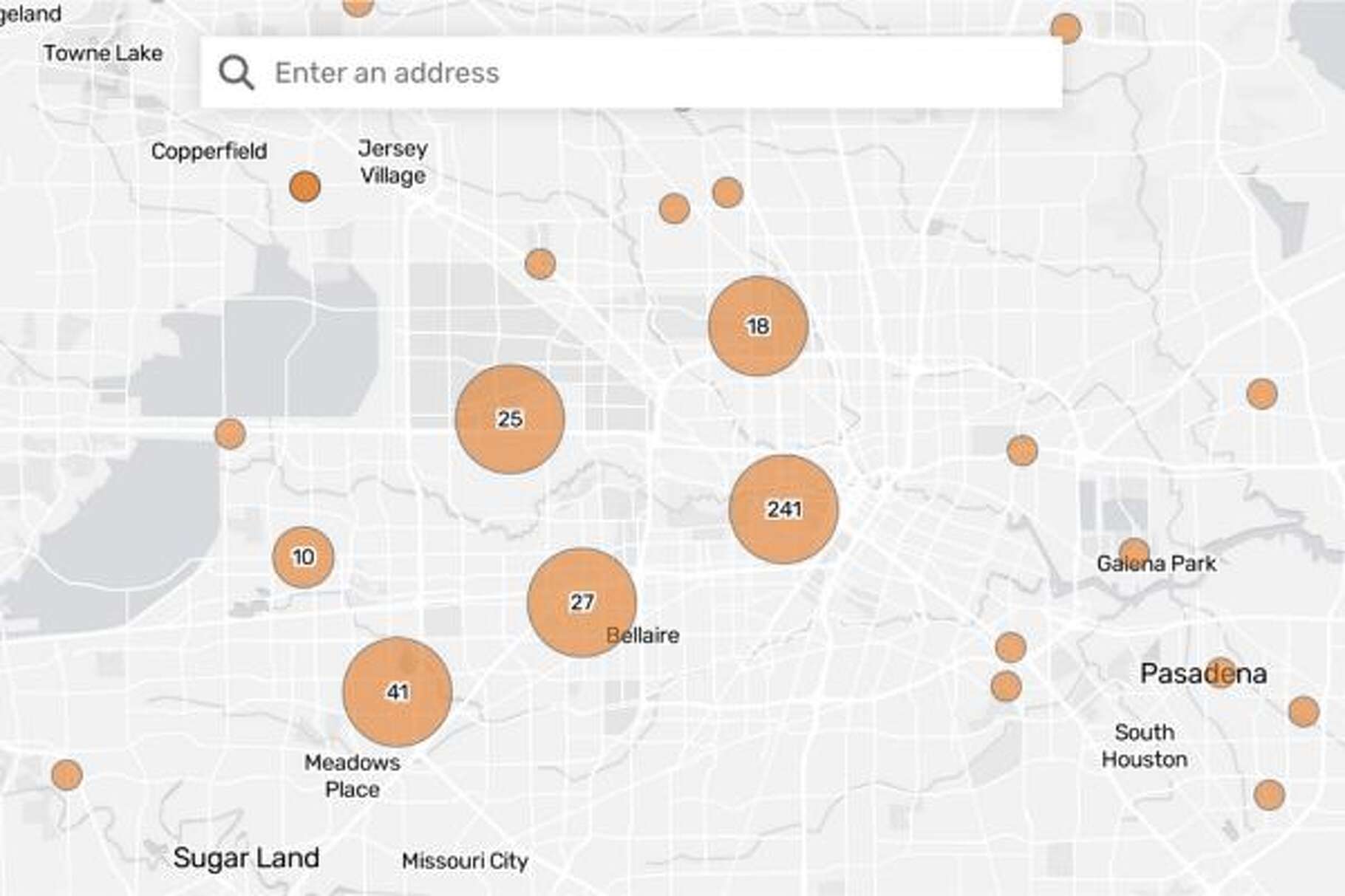 Houston Restaurants Near Me Map