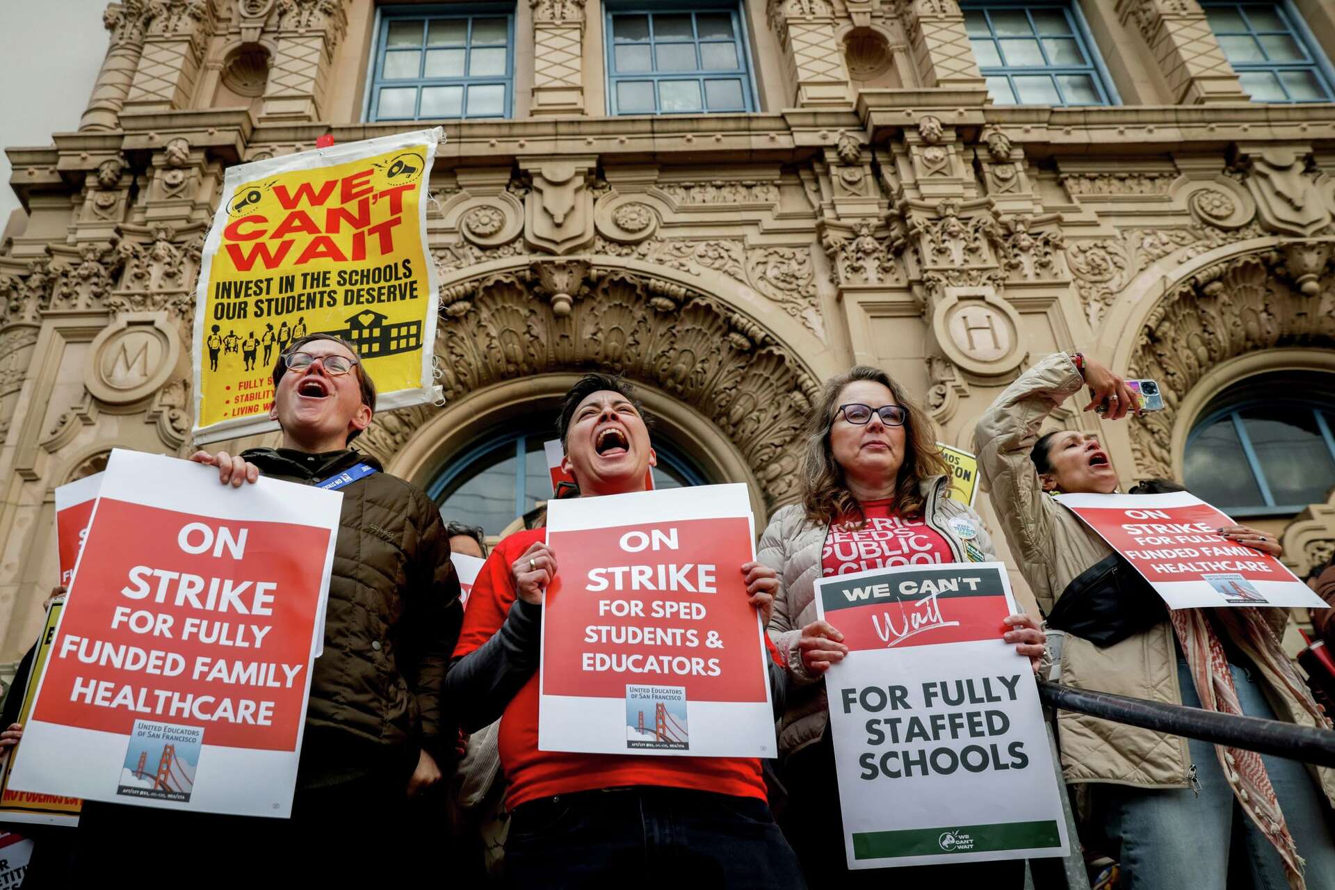 San Francisco teachers strike over wages and health benefits