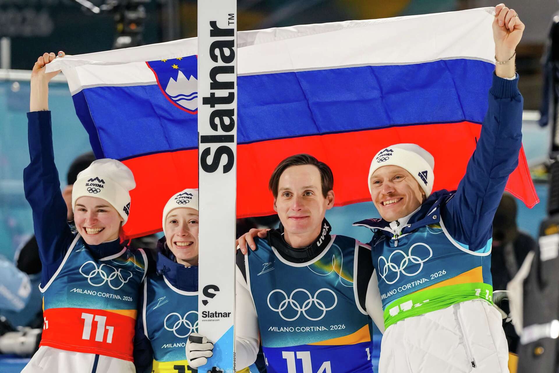Slovenian siblings Domen and Nika Prevc win Olympic gold in ski