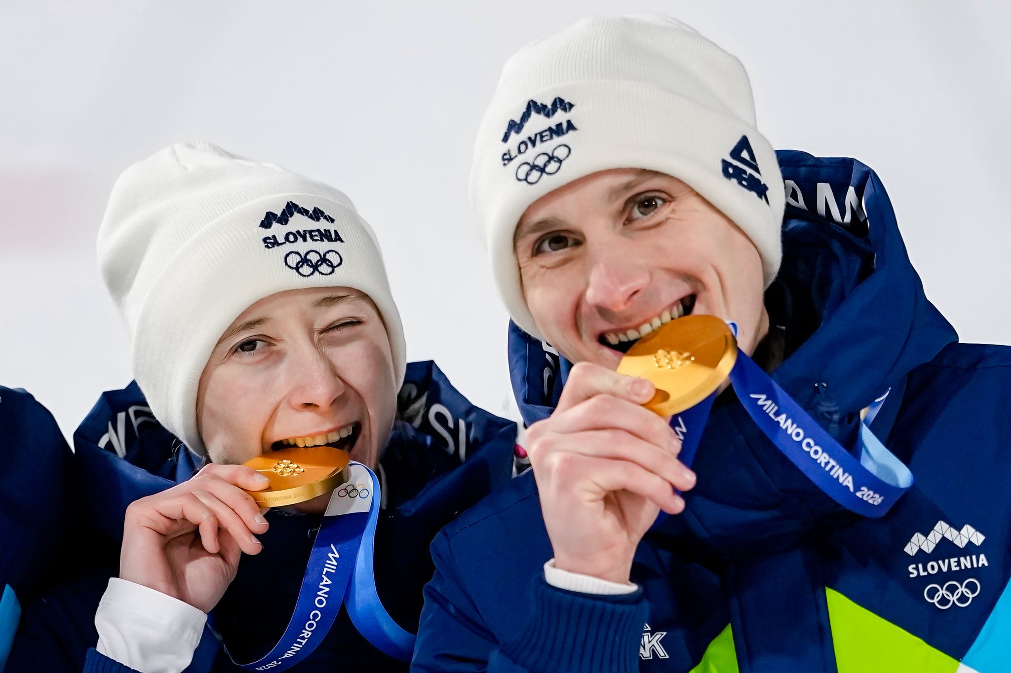 Slovenian siblings Domen and Nika Prevc win Olympic gold in ski